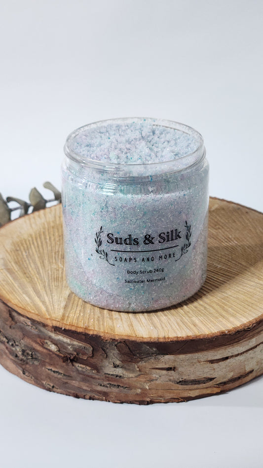 Saltwater Mermaid Exfoliating Scrub in a Jar